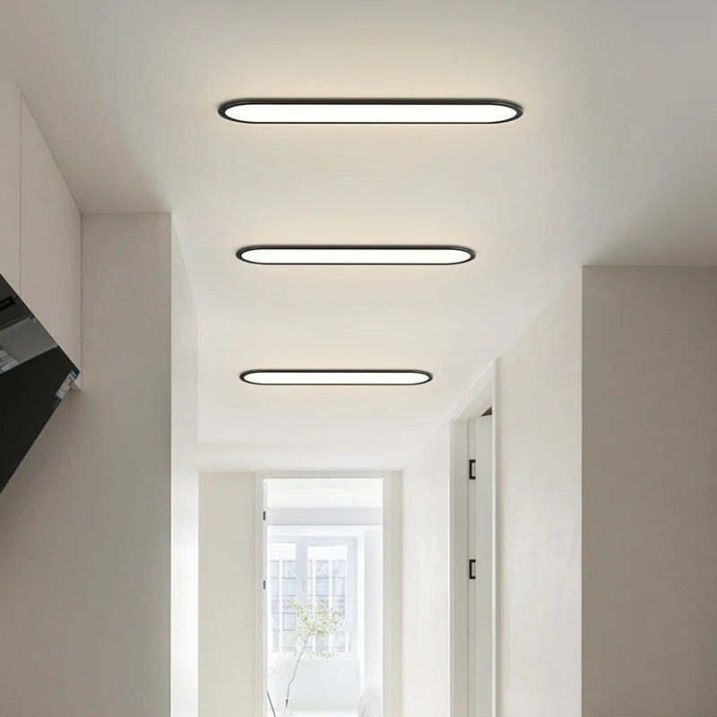 Led Ultra-thin Ceiling Light Long Corridor Aisle Lamp Home Balcony Lamps Simple Cloakroom Bedroom Porch Indoor Lighting Fixtures