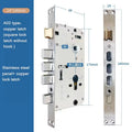 Stainless Steel Security Door Lock Body Smart Fingerprint Lock Body For Anti-theft  And 6068 Fingerprint Lock Body Accessories
