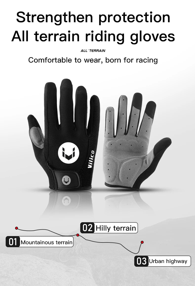URBANCREW Cycling Gloves — Touchscreen Outdoor Sports