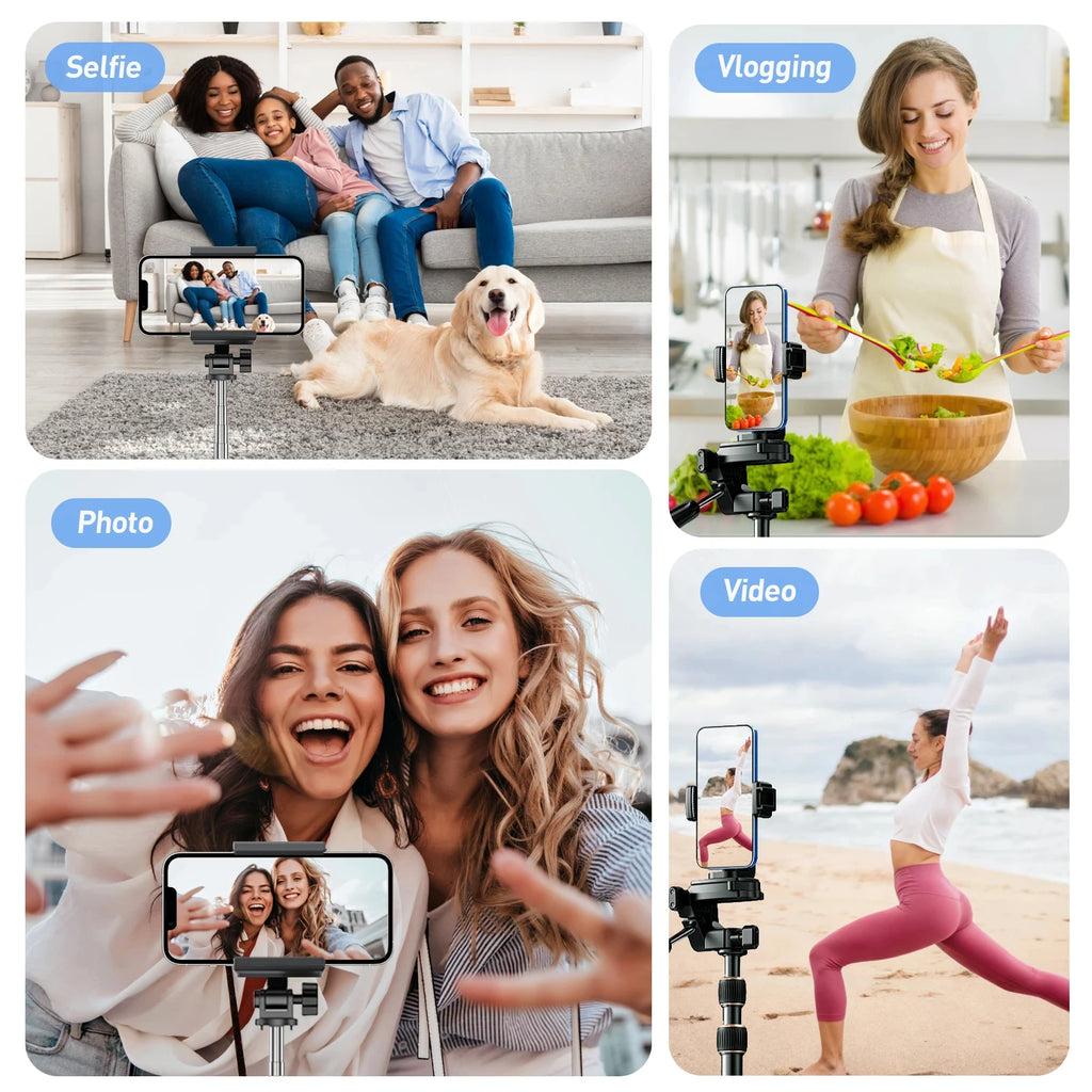Magnetic Wireless Phone Camera, Mini Selfie Video Cam for Vlog & Mobile Rear Camera