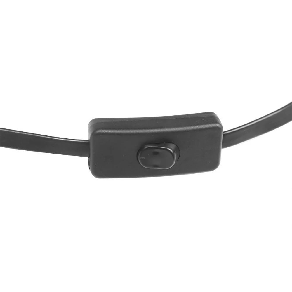 OBD2 Male to Female Right Angle Diagnostic Extension Cable 60CM with Power Switch OBD Switch Cable Diagnostic Tool