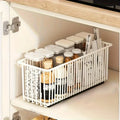 Pull Out Cabinet Organizer Slide Out Drawer Storage Shelves Cupboard Organiser Sliding Cabinet Basket for Kitchen No Drilling