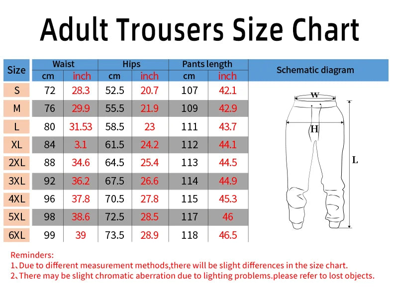 Spring and Autumn Women's Men's Skull Print Street Style Pastel Goth Hip Hop Yami Kawaii Y2K Kawaii Creepy Long Jogger Pants