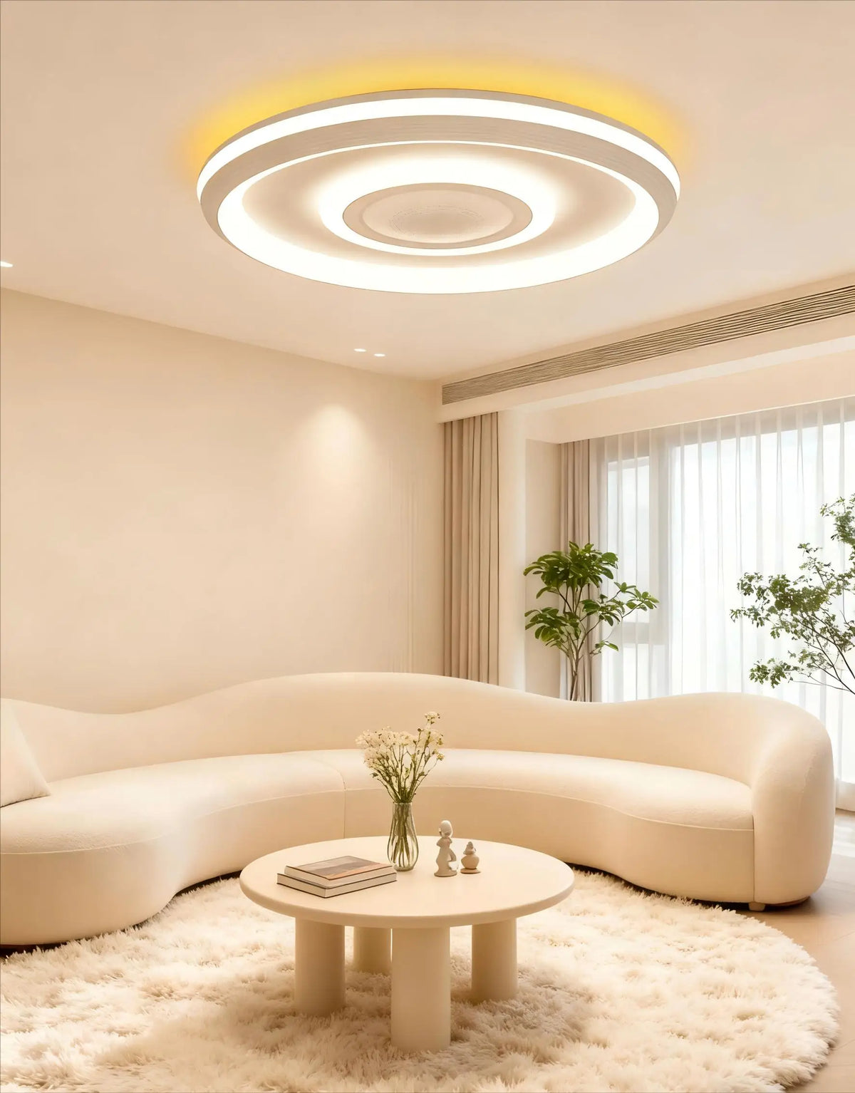 TUYA Music Ceiling Light With Speaker Remote Control APP Dimming Smart RGB LED Lamps Backlight Design Bedroom Living Room Decor