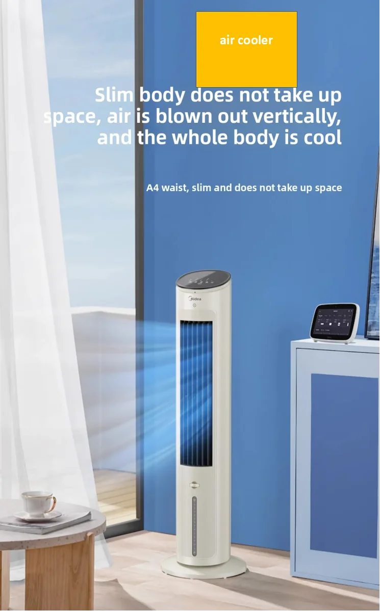220V Midea Cooling Fan Portable Air Conditioner New Water Cooling System for Home Bedroom Office LYH