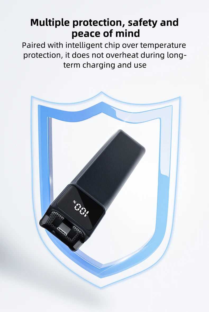 For DJI Osmo Pocket 3/Pocket 4 Battery Handle Osmo Pocket 3/4 Battery 5000mAh 18W
