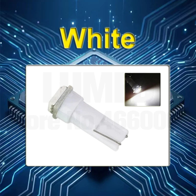 10pcs T3 T4.2 T4.7 T5 LED Car light Bulb Luces LED Para 1 LEDs 2835 5050 SMD Auto Interior Side light