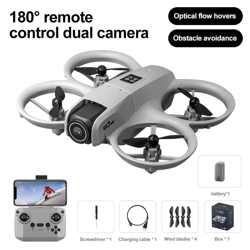 2026 GT3 MAX RC Drone 8K 5G Professional HD Aerial Photography Obstacle Avoidance Remote Control Aircraft Dual Camera Quadcopter