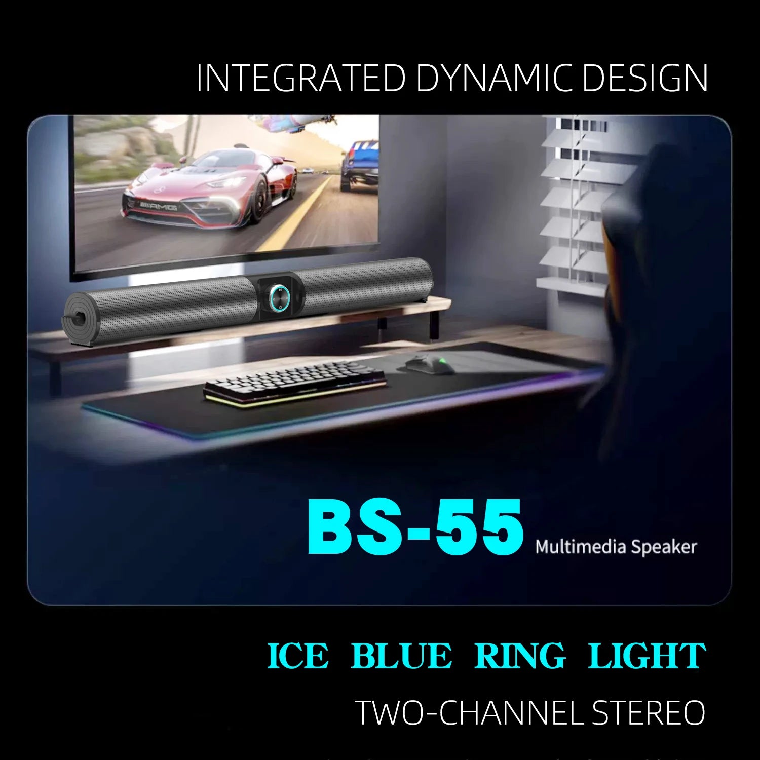 HOMEFISH TV Sound Bar Home Theater Sound System Bluetooth Speaker Computer Speakers for TV Soundbar Box Subwoofer Radio