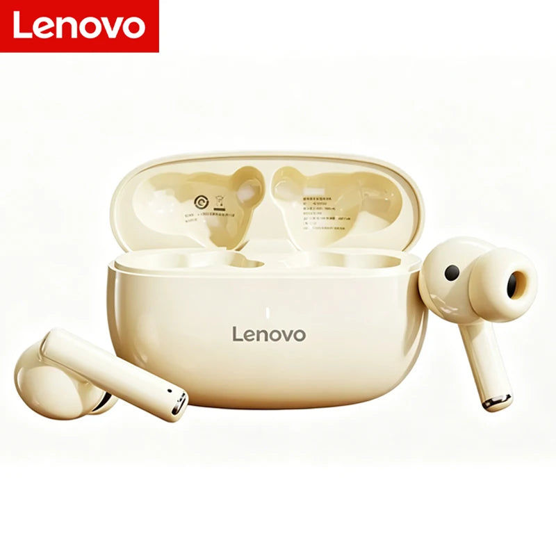 Lenovo TA210 Wireless Bluetooth Earphones Comfortable Fit Sweatproof In-Ear HiFi Sound Low Latency Gaming Headsets Sport Earbuds