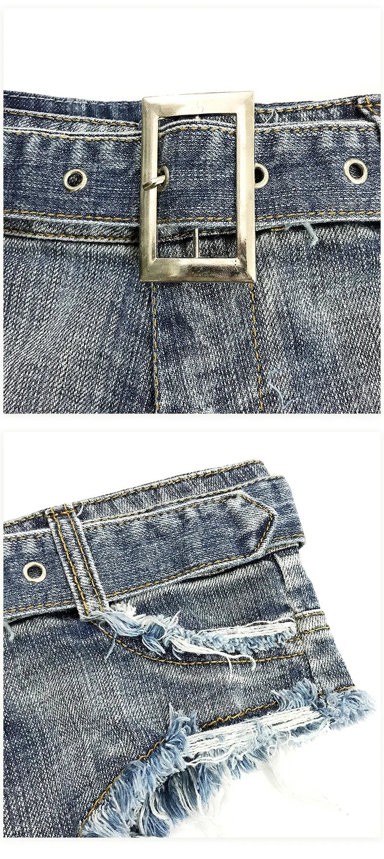 DEKA New Sexy Denim Bikini Set Beach Suit Split Blue Swimsuit Summer Jeans Shorts Female Short Women Two-piece Swimwear