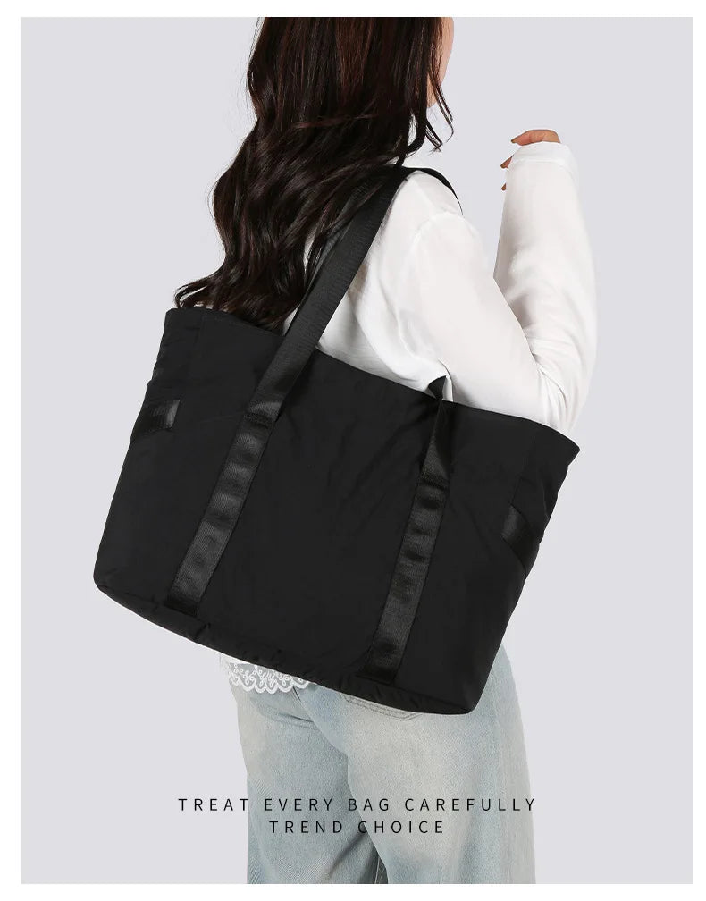 Women's Large Tote Bag with Padded Laptop Compartment, Yoga Mat Travel Work Daily Handbag Shoulder Bag
