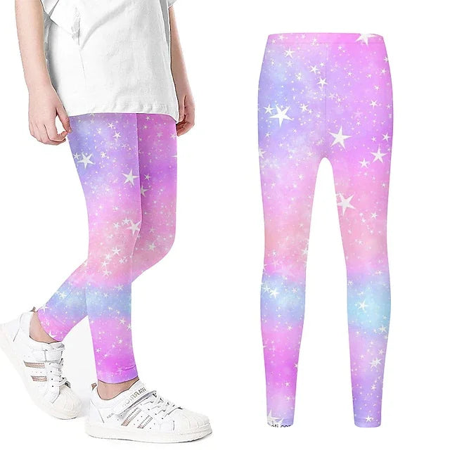 Children's Clothing LaceLeggings Personal Fashion Printing Pants