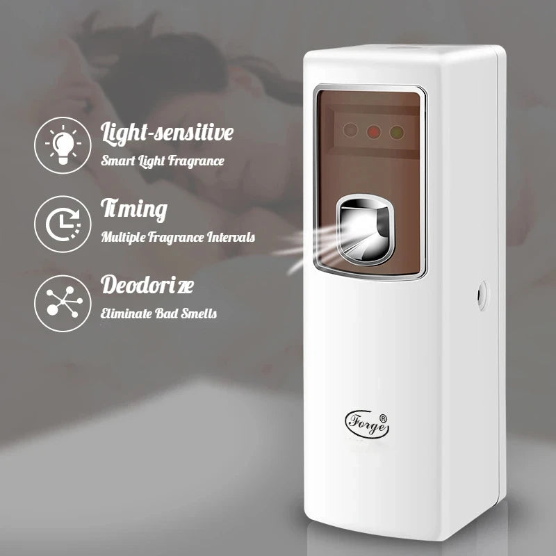 Automatic Motion Sensor Air Freshener Dispenser Wall Mounted Auto‑Spray Toilet Deodorizer Fragrance Machine for Bathroom Home Of