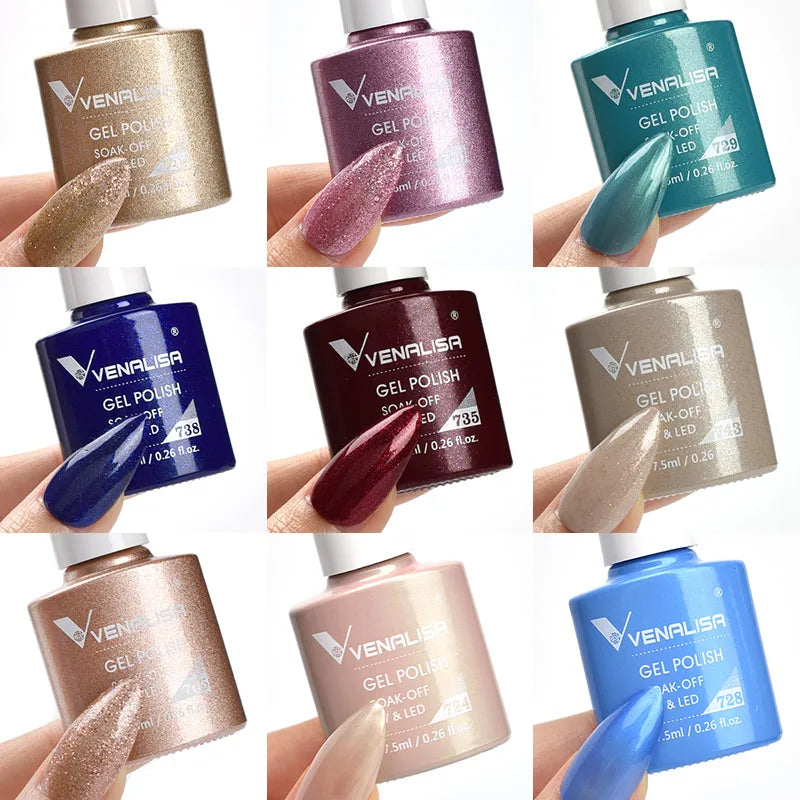 Venalisa Nail Gel Polish Fall Nail TPO FREE Long Wear Semi Permanent Soak Off UV LED Gel Nail Polish Gel Lacquer