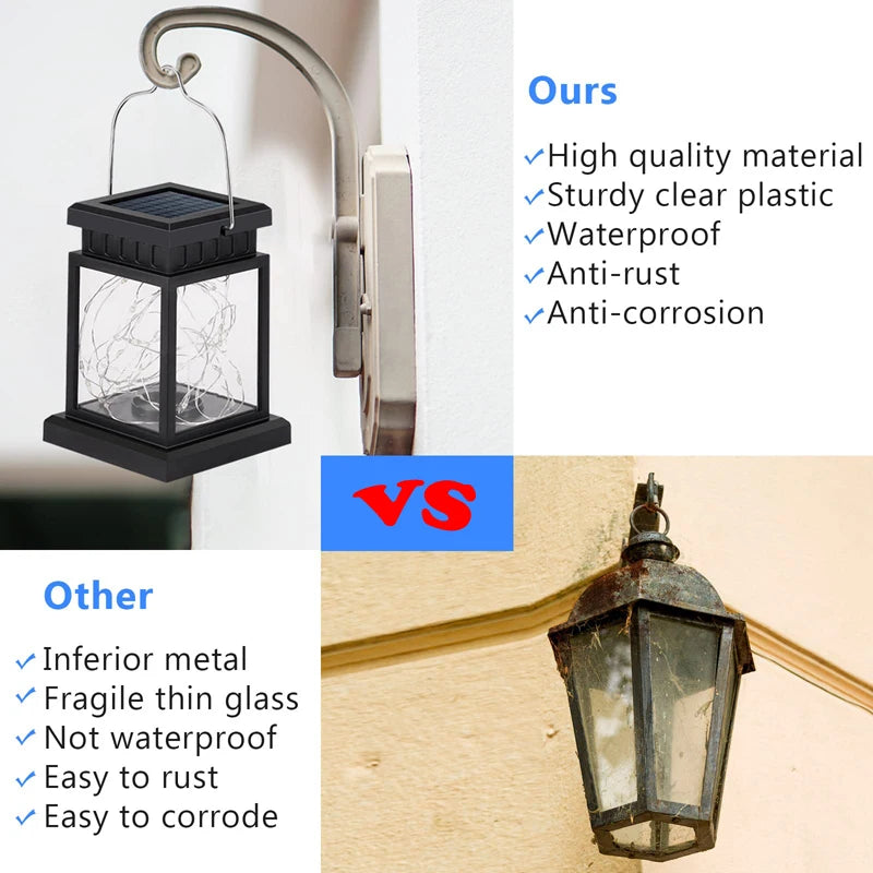 Solar LED Lights Outdoor Focus Floor Lanterns Panel Candle Terraza Indoor Hanging Balcony Birds Decoration Lighting For Garden
