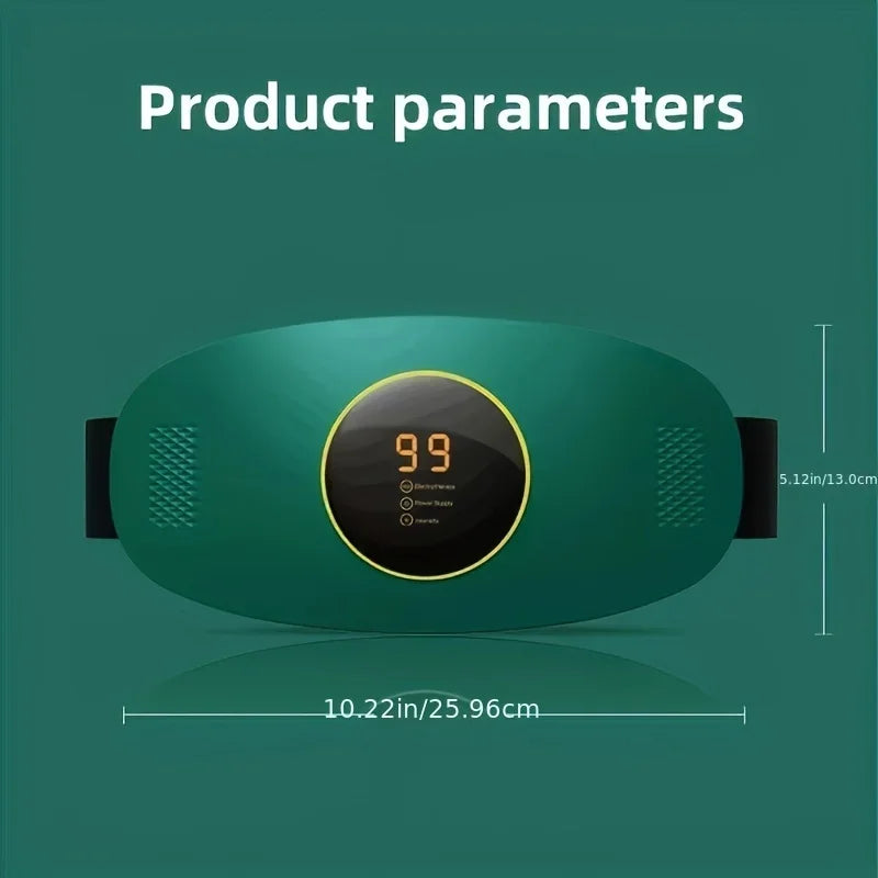 Rechargeable Waist Belt EMS Slimming Massager Fat Burning Body Shaper Vibration Belt for Weight Loss Constipation Relief