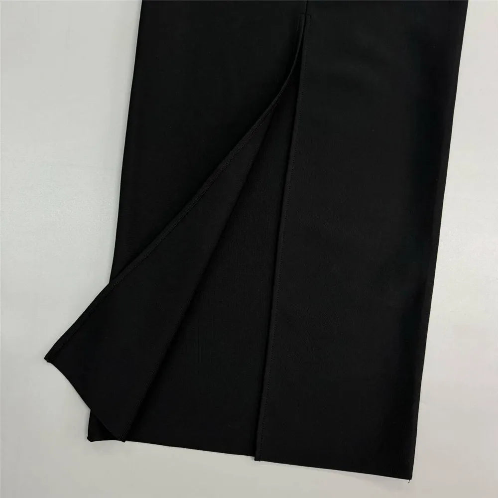 Women New Arrival Sexy Strapless Beading Bandage Dress Bodycon Clothes Club Party Evening Elegant Dresses