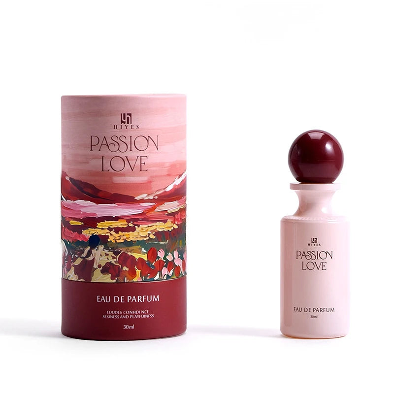 Luxury Floral Fruity Perfume,Cylindrical Gift Box Women's Scent,Rose/Jasmine/Sandalwood/Amber/Vanilla/Musk/Raspberry Fragrance