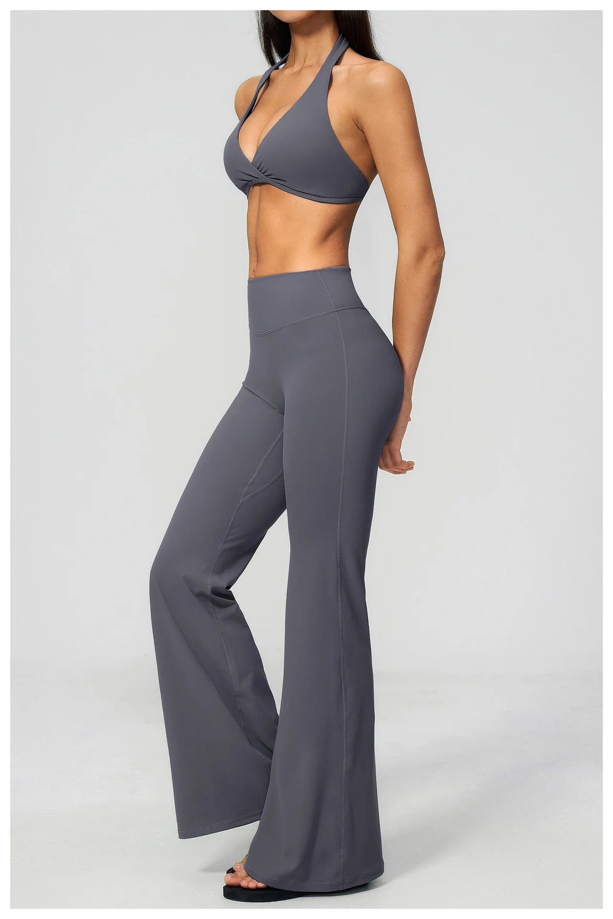 Women Tracksuits 2PCS Yoga Suit Gym Outfits Workout Clothing Deep V Workout Bra High Waist Butt Lift Pants Outdoors Sports Set