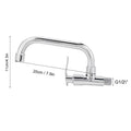 G1/2in Wall Mounted Single Cold Water Tap Sink Water Faucet for Home Kitchen Use  Water Faucet