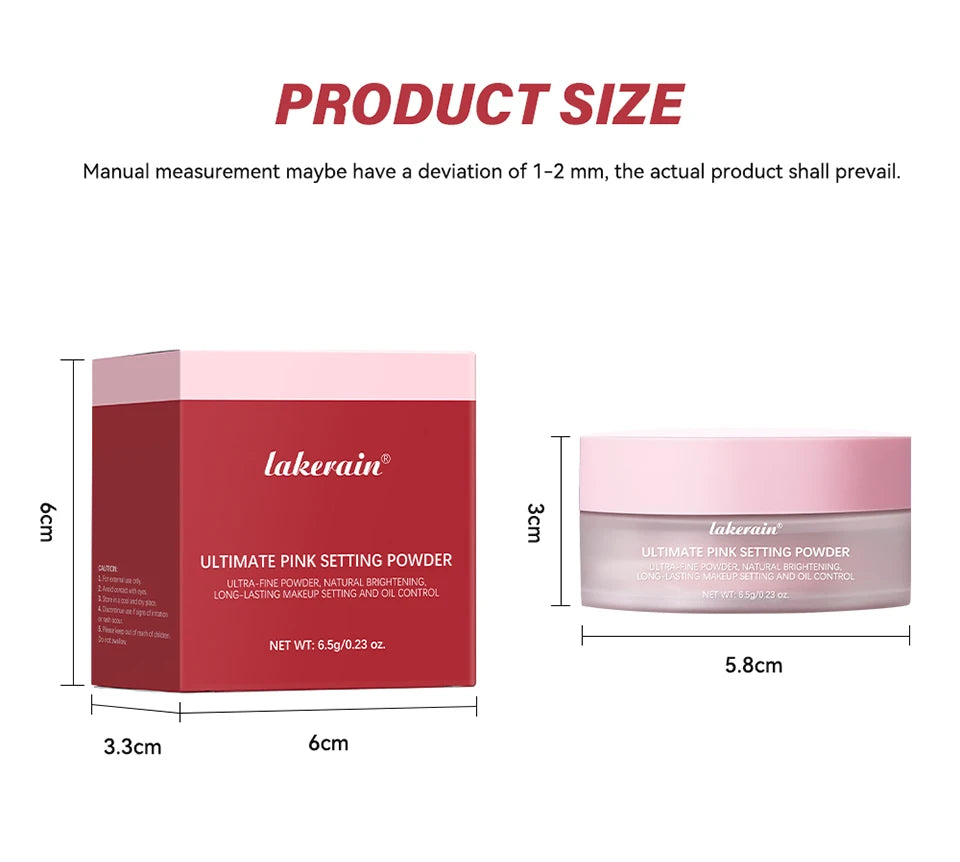 Makeup Fixation Setting Powder Ultimate Blurring Effect Soft Matte Oil Control Pore Modification Perfect Finish All Day Wear