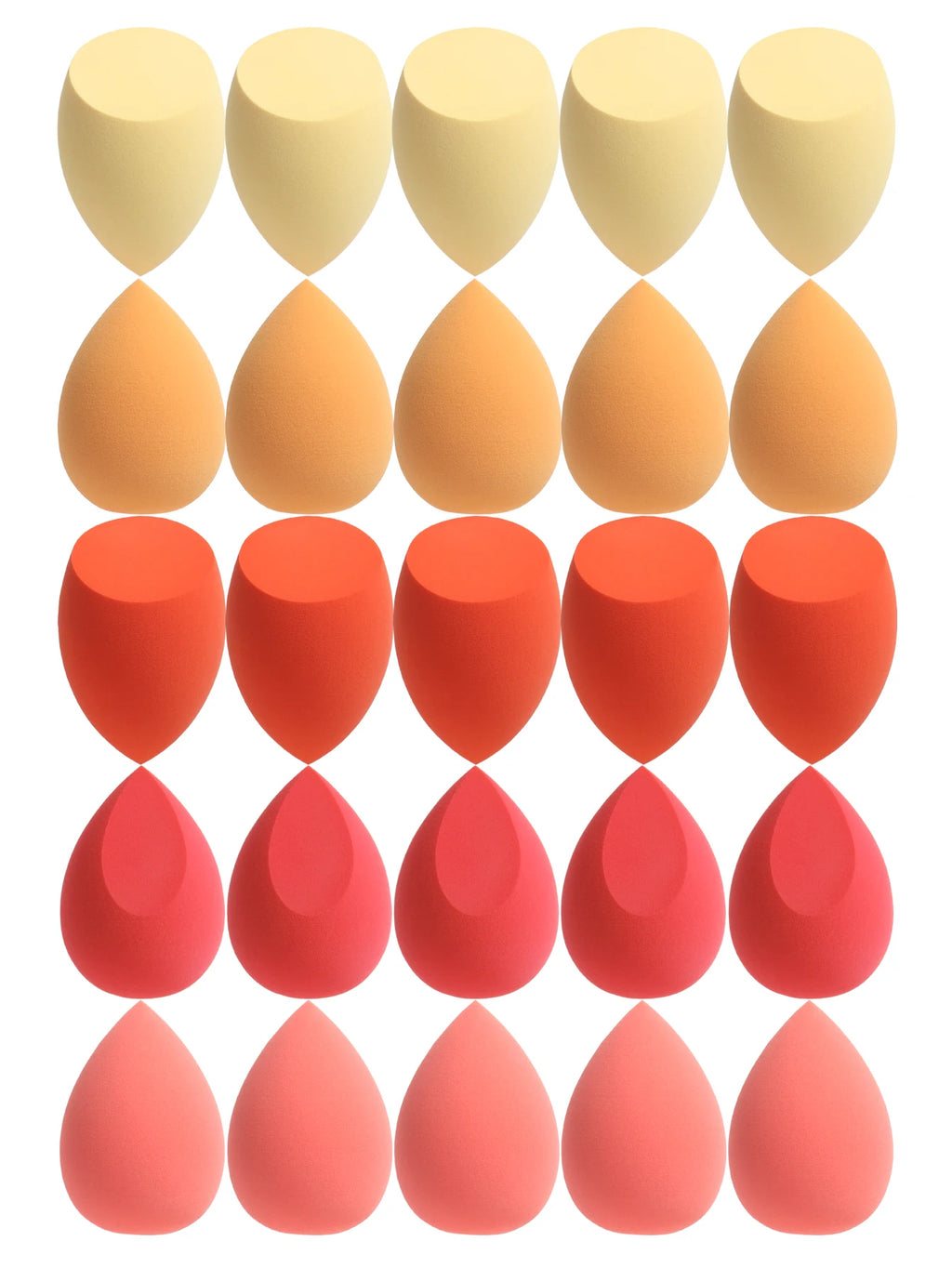 25 Beauty Eggs (Makeup Sponges), Foundation Makeup Mixed Beauty Sponges, Flawless Application for Liquid, Cream and Powder, Multi-Color Makeup