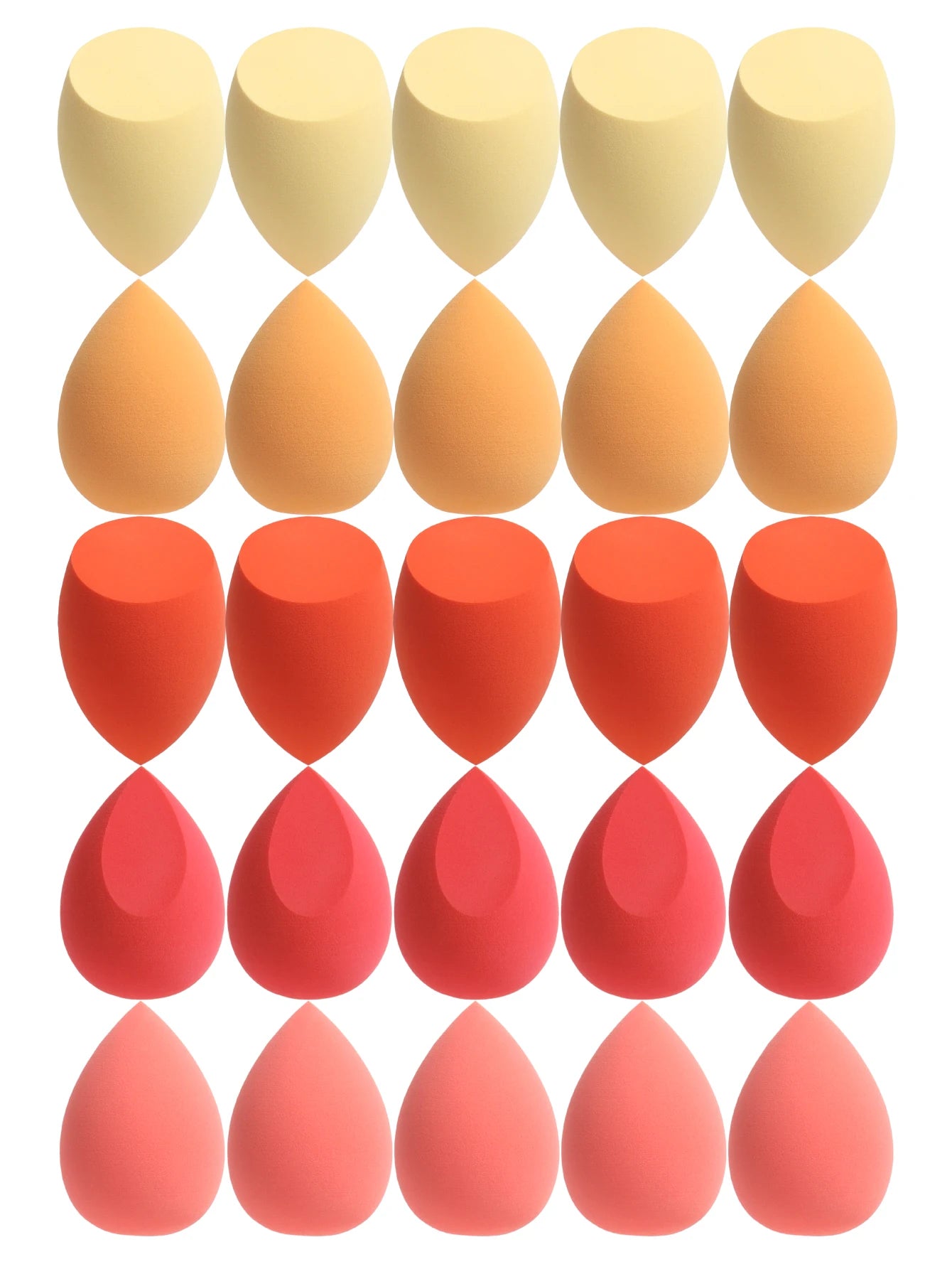 25 Beauty Eggs (Makeup Sponges), Foundation Makeup Mixed Beauty Sponges, Flawless Application for Liquid, Cream and Powder, Multi-Color Makeup