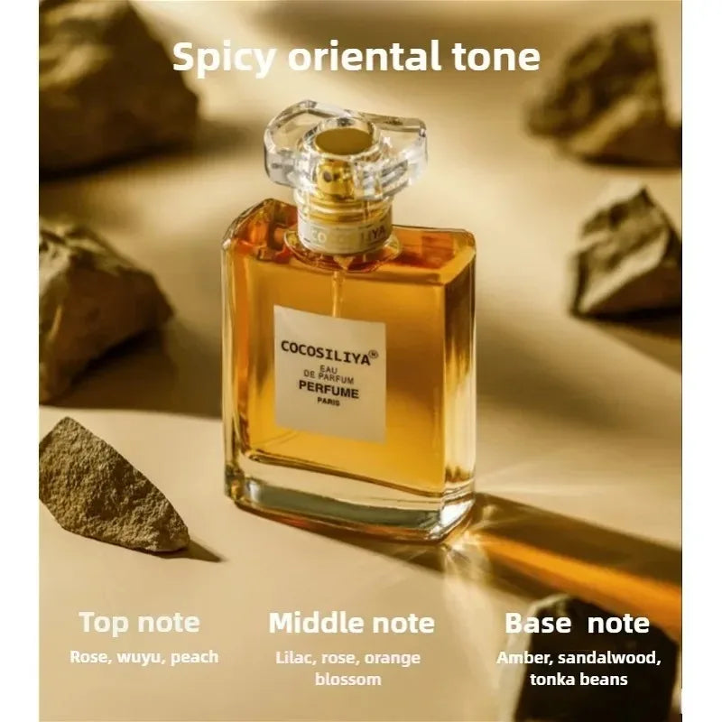 3PCS Women’s Perfume Set 50ml×3 Long Lasting Fragrance for Confident Free-Spirited Women with Floral Spicy and Woody Elegance