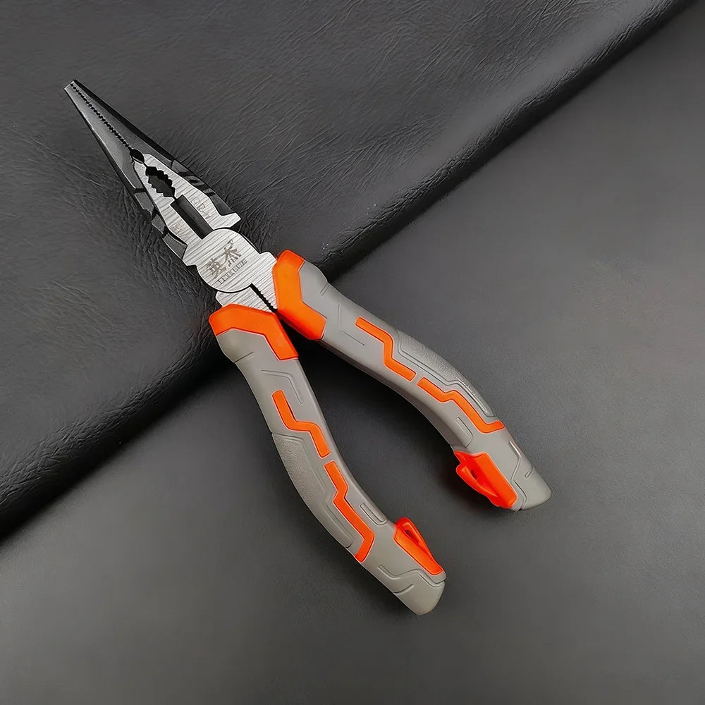 6/8-inch Wire Pliers Sharp Large Opening Diagonal Pliers Needle Nose Pliers for Cutting Twisting and Clamping MetalWires