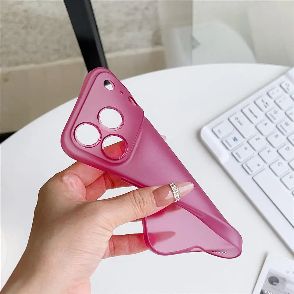Luxury Slim Translucent Case For iPhone 17 Air 16 15 14 13 12 Pro Max Plus Camera Protect Shockproof Matte Clear TPU Soft Cover