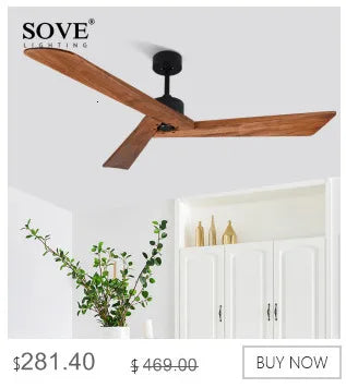 SOVE Ceiling Fan White Low Floor Ultra Thin 17cm DC Ceiling Fan With Remote Control Simple Ceiling Fans Without Light 220V