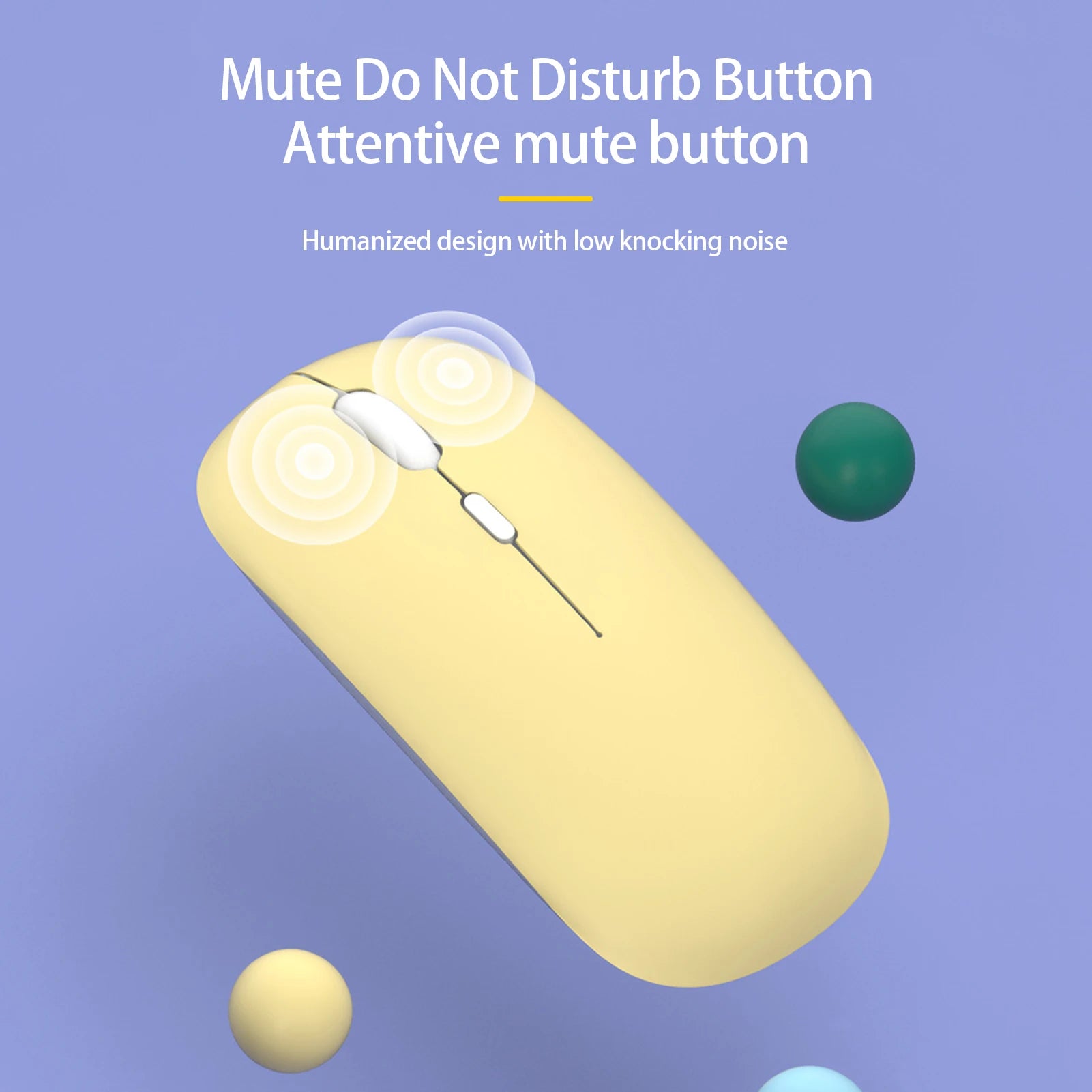 Portable Creative Mini Ultra Slim Cute Wireless Bluetooth Mouse 2.4G Receiver Laptop Gaming Mice PC 1000dpi Computer Accessories