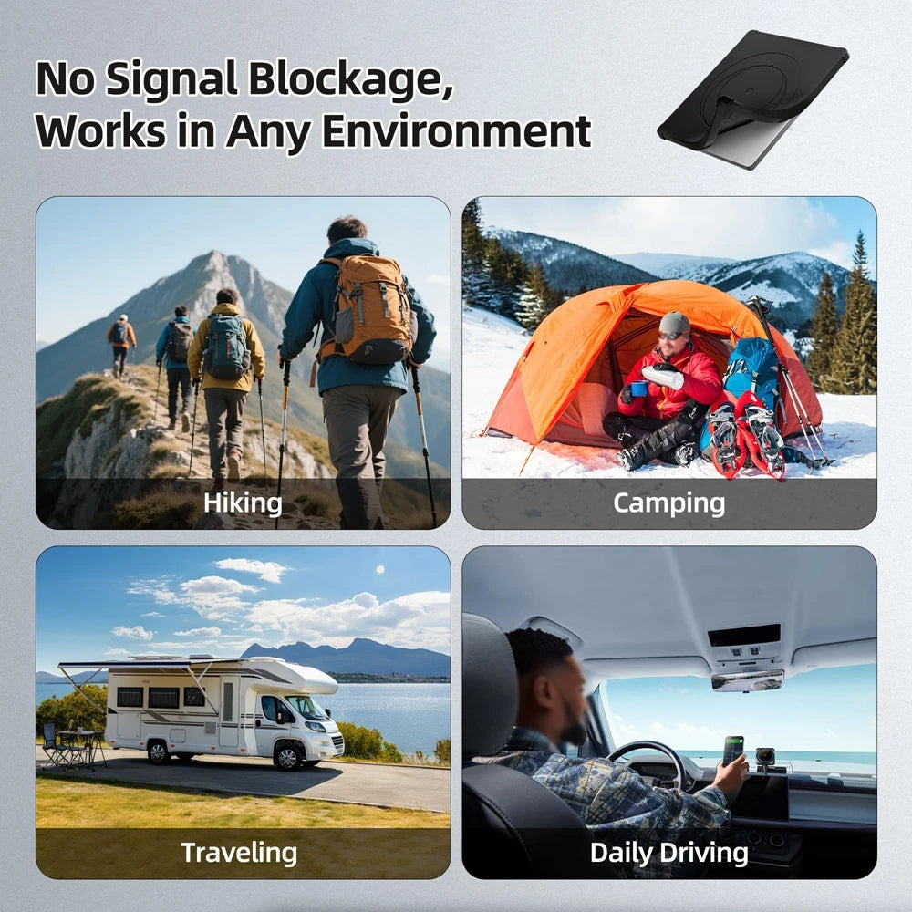 Silicone Protective Cover Hexagonal Heat Dissipation For Starlink Mini Accessories Shock-Absorbing Dustproof Waterproof Cover
