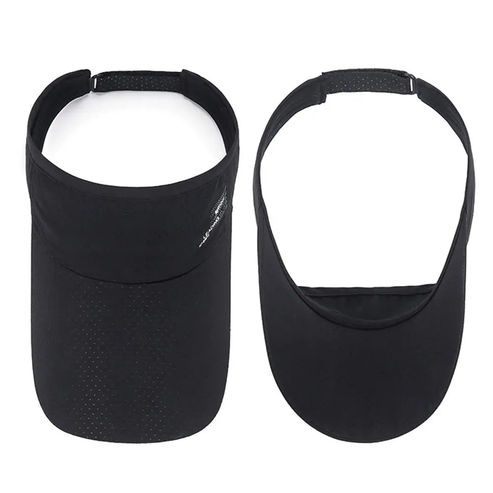 Summer Breathable Sun Hat Adjustable Quick-drying Sports Visor Casual Top Empty Beach Hat Running