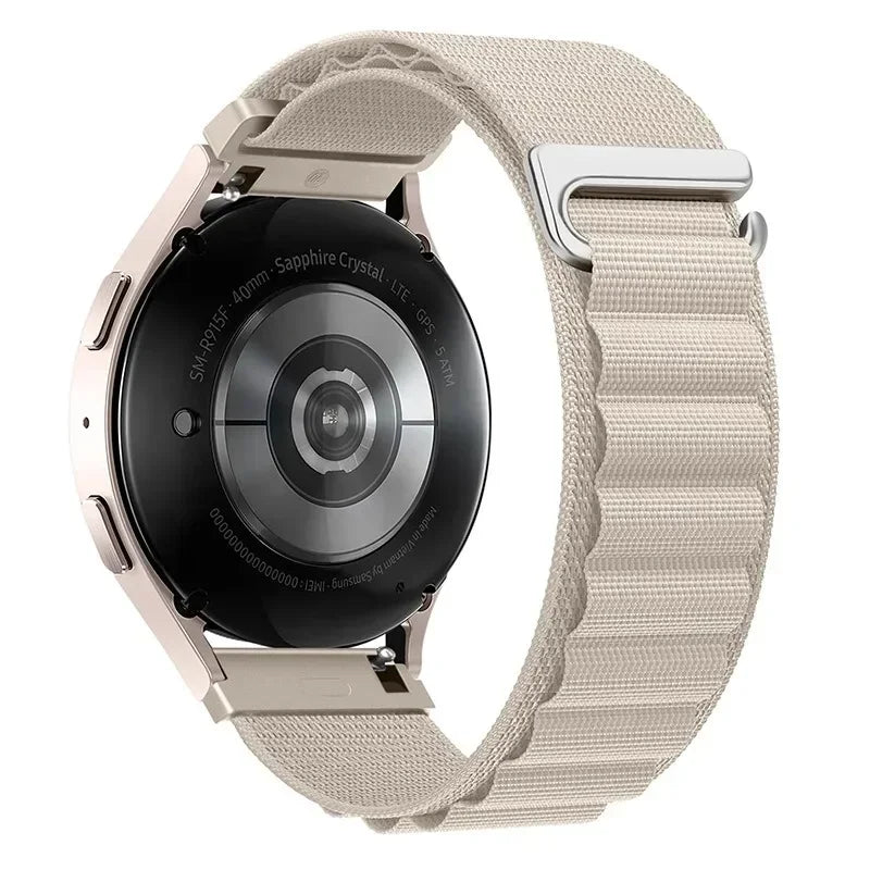 20mm 22mm Alpine Nylon Loop Band For Realme Watch 5/S/3 Oneplus Watch Lite/3/2/2R Comfortable Strap For Xiaomi Watch 5/S4-3-2-1