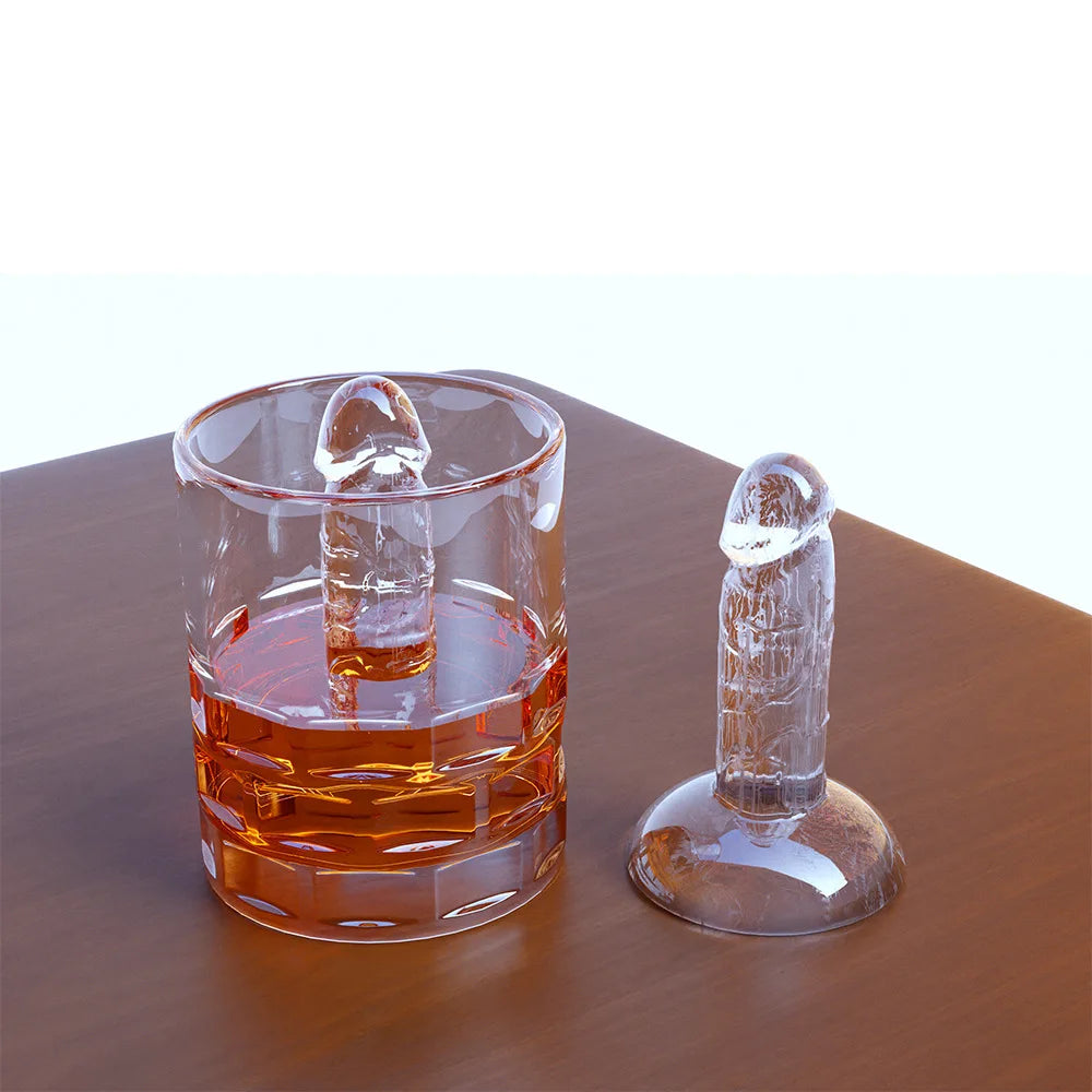 Food Grade Silicone Penis Ice Tray Mold Box Ice Cube Blocks Maker Mould Machine Whiskey Wine Bar Tools Kitchen Gadgets