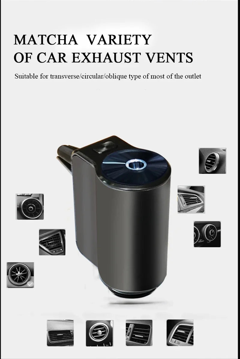 Electric Aroma Diffuser Air Freshener In The Car Air Vent Mist Humidifier For Removing Odors Auto Interior Car Accessories
