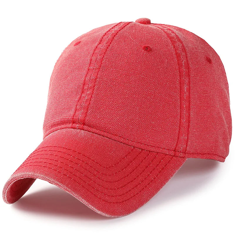URBANCREW Washed Cotton Baseball Cap – Adjustable Streetwear Hat