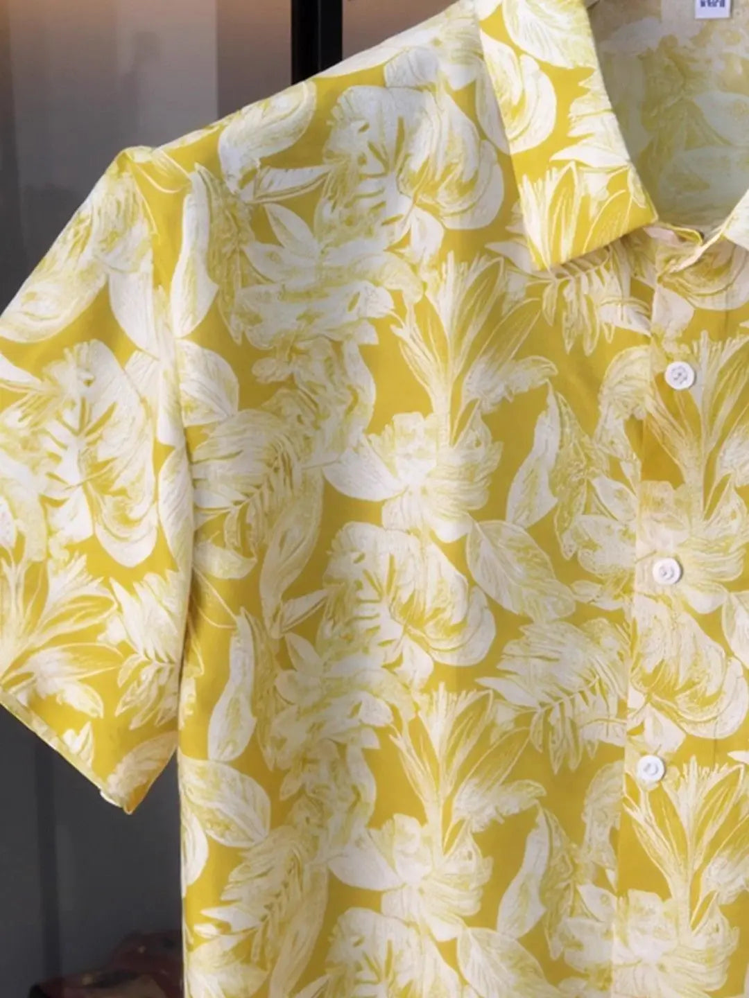 Summer New Style Turn Down Collar Printed Short Sleeved Shirt for Men, Fashionable and Versatile Casual Classic Top