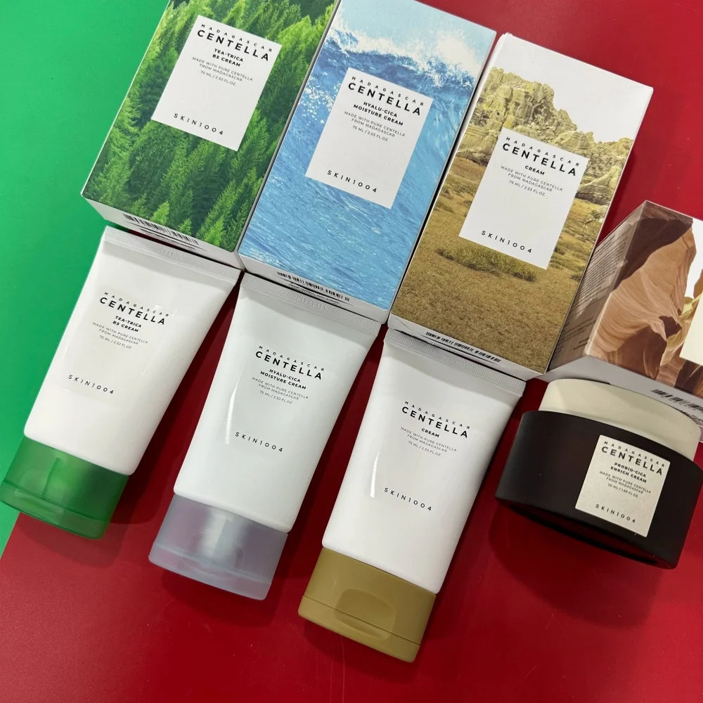 SKIN1004 Centella Asiatica Cream Series Facial Moisturizer Non-Sticky Gel Cream Soothe Brighten Refine Pores Repair Barrier Skin