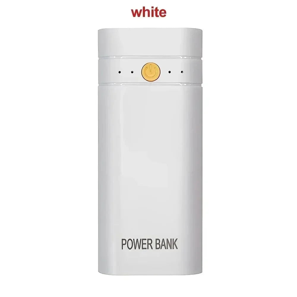 DIY Not Including Batteries Power Bank Box 5V 2A 6000mAh 2X 18650 USB Type-C Battery Charger Case For Phone Electronic Charging