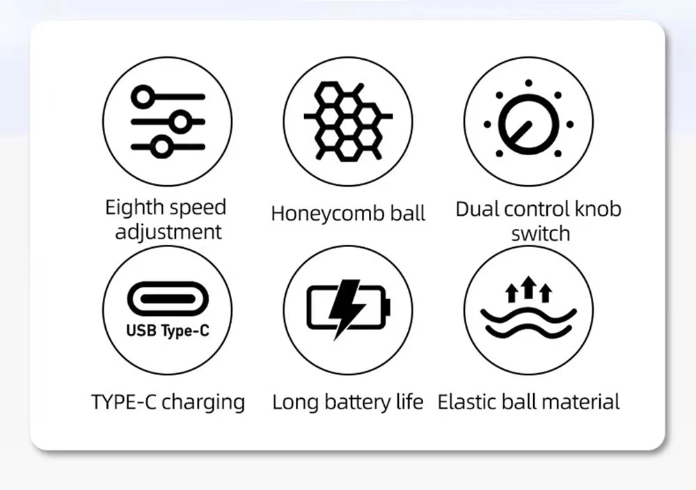 70W Electric Roller for Muscle Body Relaxing High Frequency Rolling Massage Rechargeable Body Shapping Slimming Machine