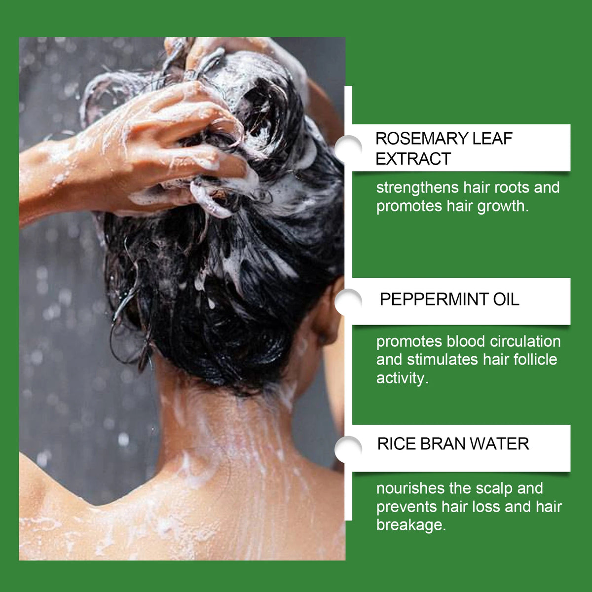 Rosemary Rice Water Hair Growth Spray – Korean Scalp Nourishing & Hydrating Treatment for Thinning Dry Frizzy Hair Care 100ml