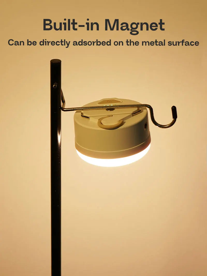 MOSLIGHTING Outdoor LED Camping Light 4 Modes MiNi Portable Hang Tent Lamp USB Rechargeable Portable Waterproof Emergency Light