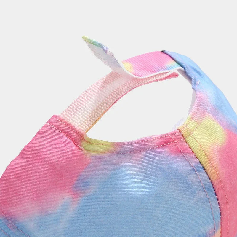 New Unisex Outdoor Fashion Graffiti Printing Baseball Cap Europe  Men Tie Dye Adjustable Hats Summer Hip Hop Snapback Dad Hat