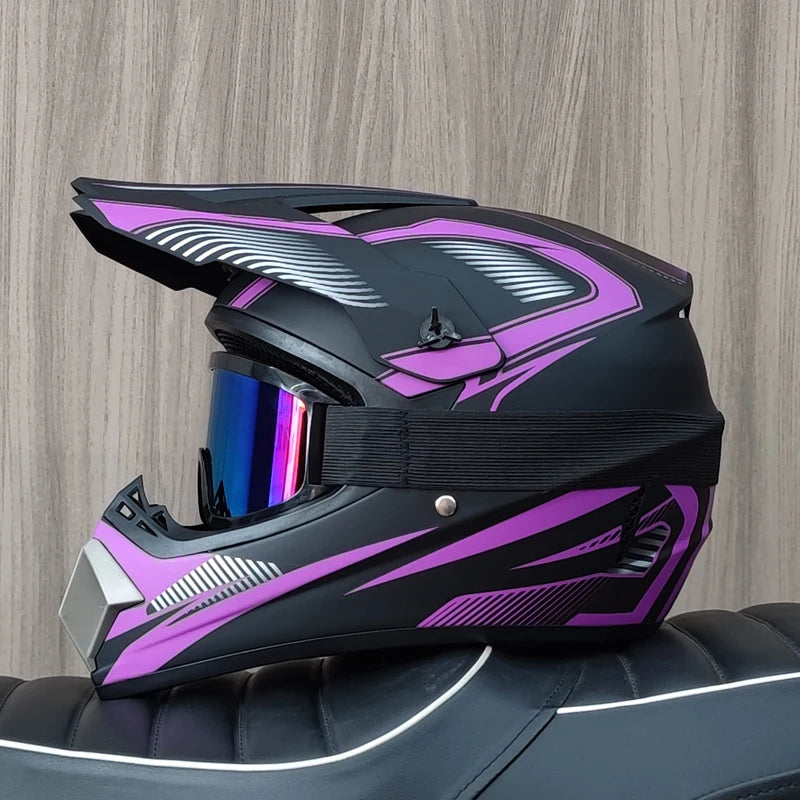 2026 Offroad Motorcycle Racing Helmet Breathable Ventilation Motocross Helmet for Dirt Bike Quad ATV Enduro Trail Riding Helmet