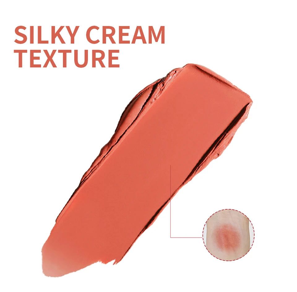 All-In-One 8 Color Cream Blush Countouring Face Palette Blendable Longwear Natural Glow Shades Long-Lasting Sweat-Resistant Woman Makeup