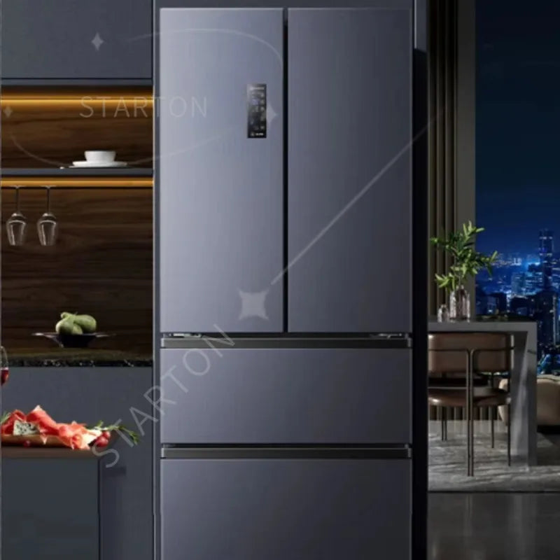 525L French Style Multi-door Four-door First-level Energy Efficiency Inverter Air-cooled Frost-free Household Refrigerator