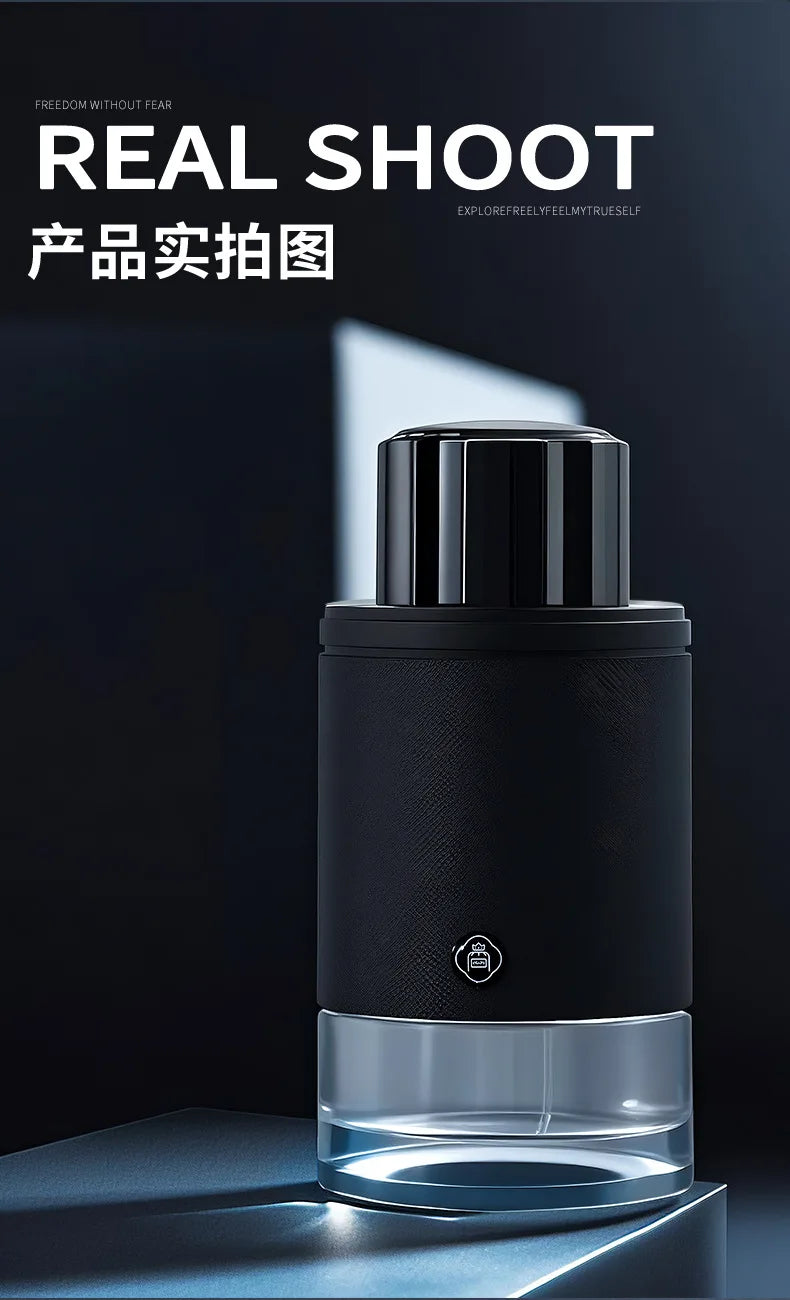 Traveller Wooden-Scented Perfume Feel My True Lasting Fragrance Eau De Parfum Vaporisateur Natural Spray 100ML Men's Perfume